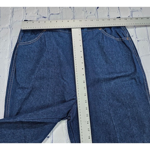 Vintage Deadstock Maverick Ultra High Rise Wide Bootcut 70s 80s Jeans WOMENS 36 - Picture 4 of 8